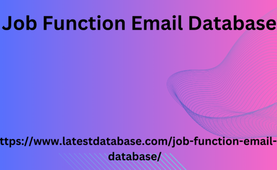 Job Function Email Database