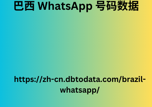 Brazil WhatsApp Number Data