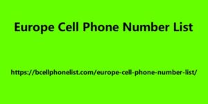 Phone Number List